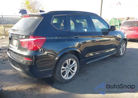 2012 BMW X3 xDrive35I z USA, uszkodzony, nr VIN 5UXWX7C5XCL975726